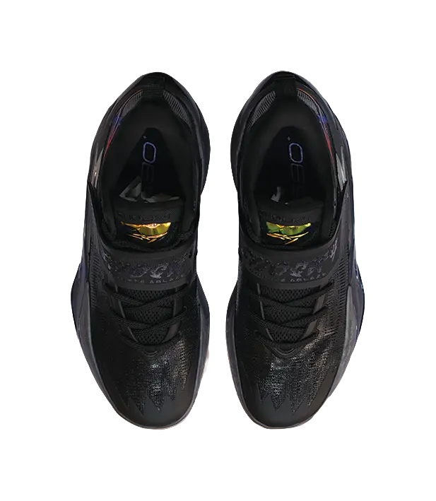 Anta Shock Wave 7 Low top Basketball Shoes Mens Basic Black  vjsneaker.com