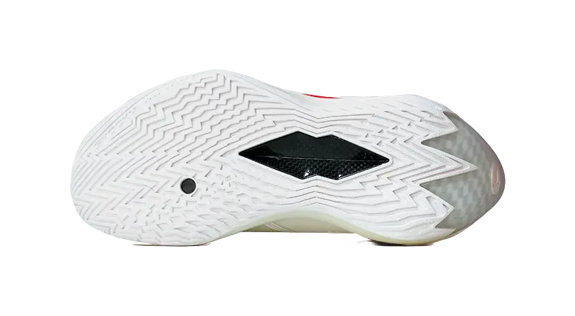 Anta Shock Wave 7 Low top Basketball Shoes Mens White Red  vjsneaker.com