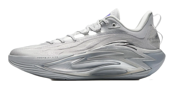 Anta Shock Wave 7 PRO Silver Wing - Silver Basketball Shoes for Men 