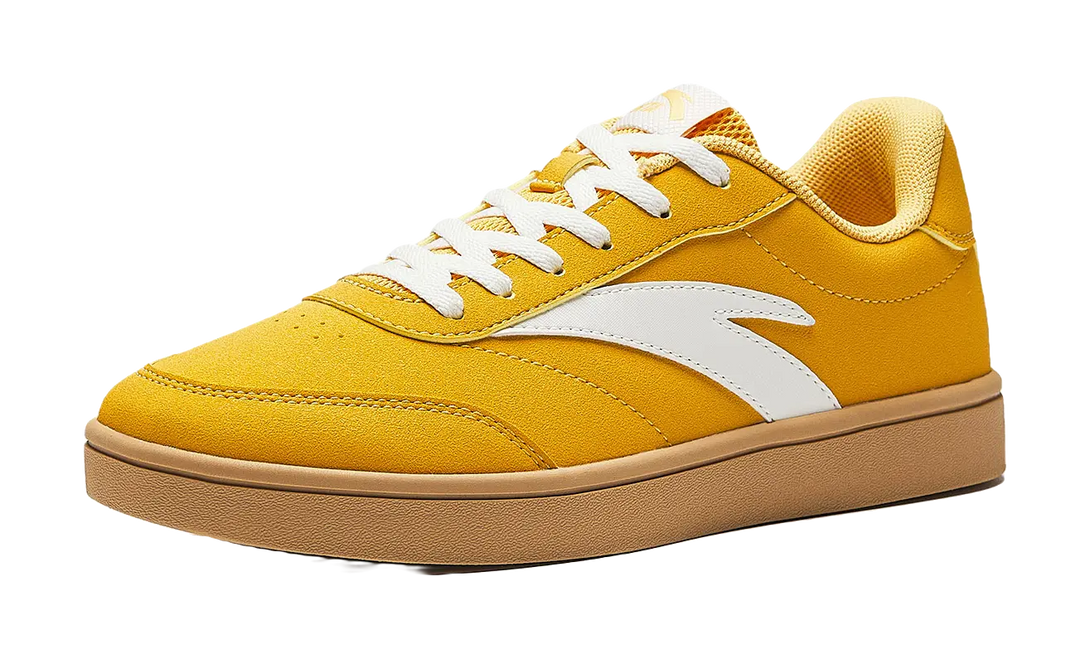 Anta Skateboard Shoes Women's Sparrow Yellow/Ivory White 