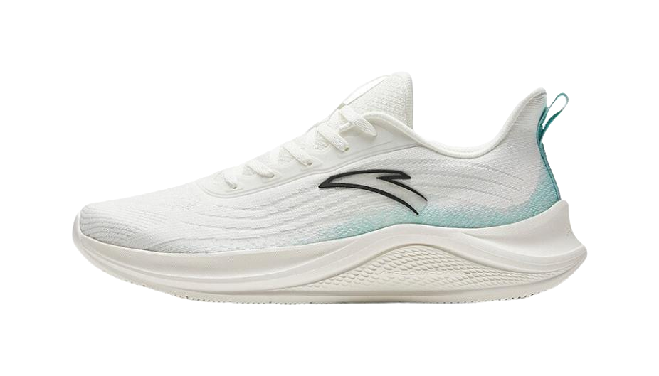 Anta Slip Resistant Abrasion Resistant Low top Running Shoes Men's White Green 