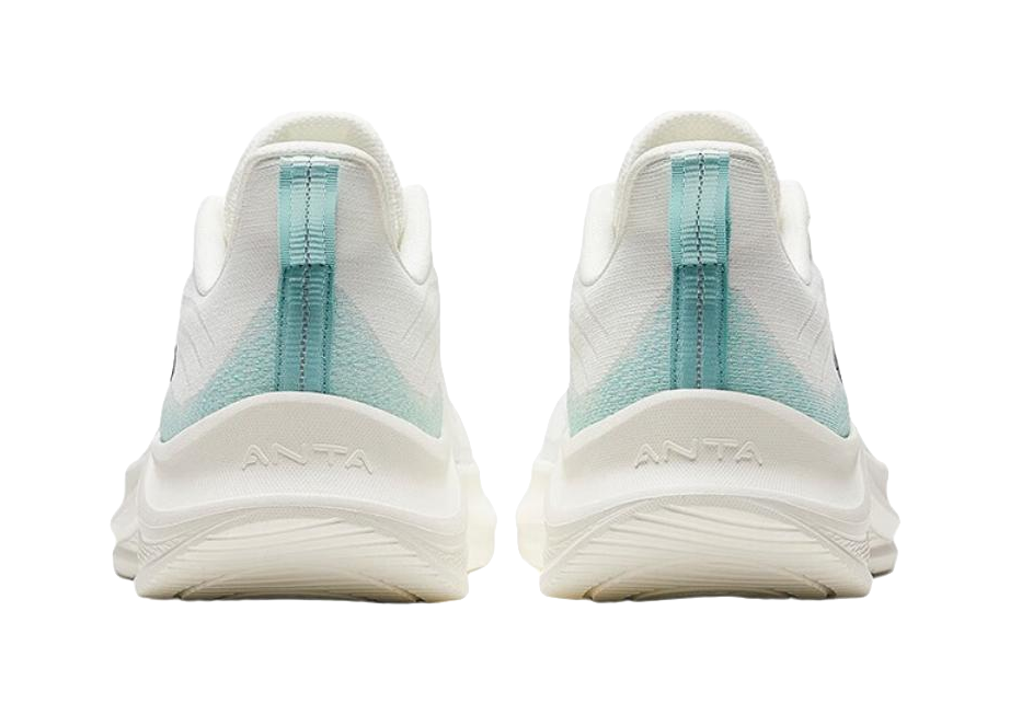 Anta Slip Resistant Abrasion Resistant Low top Running Shoes Men's White Green 