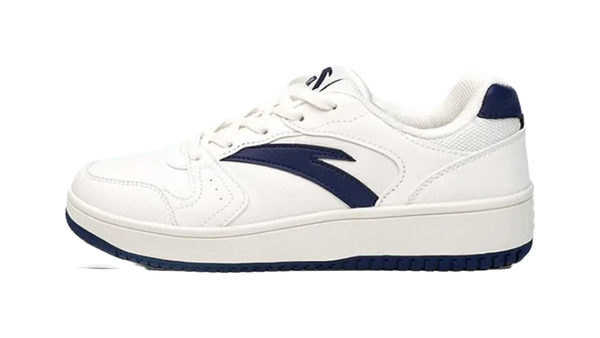 Anta Slip Resistant Height Increasing Low top Skateboard Shoes Men's White Blue 