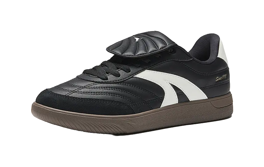 Anta Slip Resistant, Abrasion Resistant, Lightweight Low top Skateboard Shoes Men's Black 