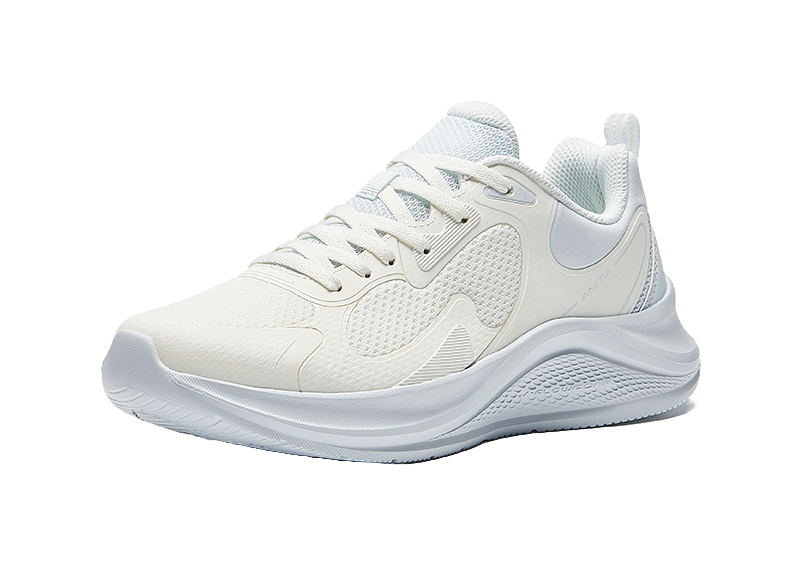 Anta Slip Resistant, Breathable, Lightweight Low top Running Shoes Women's Light Mist Gray 