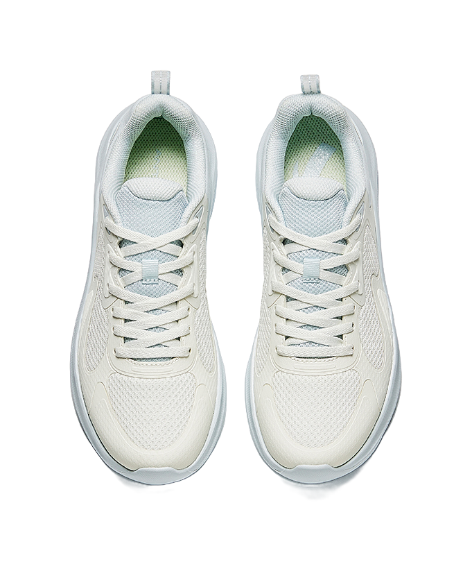 Anta Slip Resistant, Breathable, Lightweight Low top Running Shoes Women's Light Mist Gray 