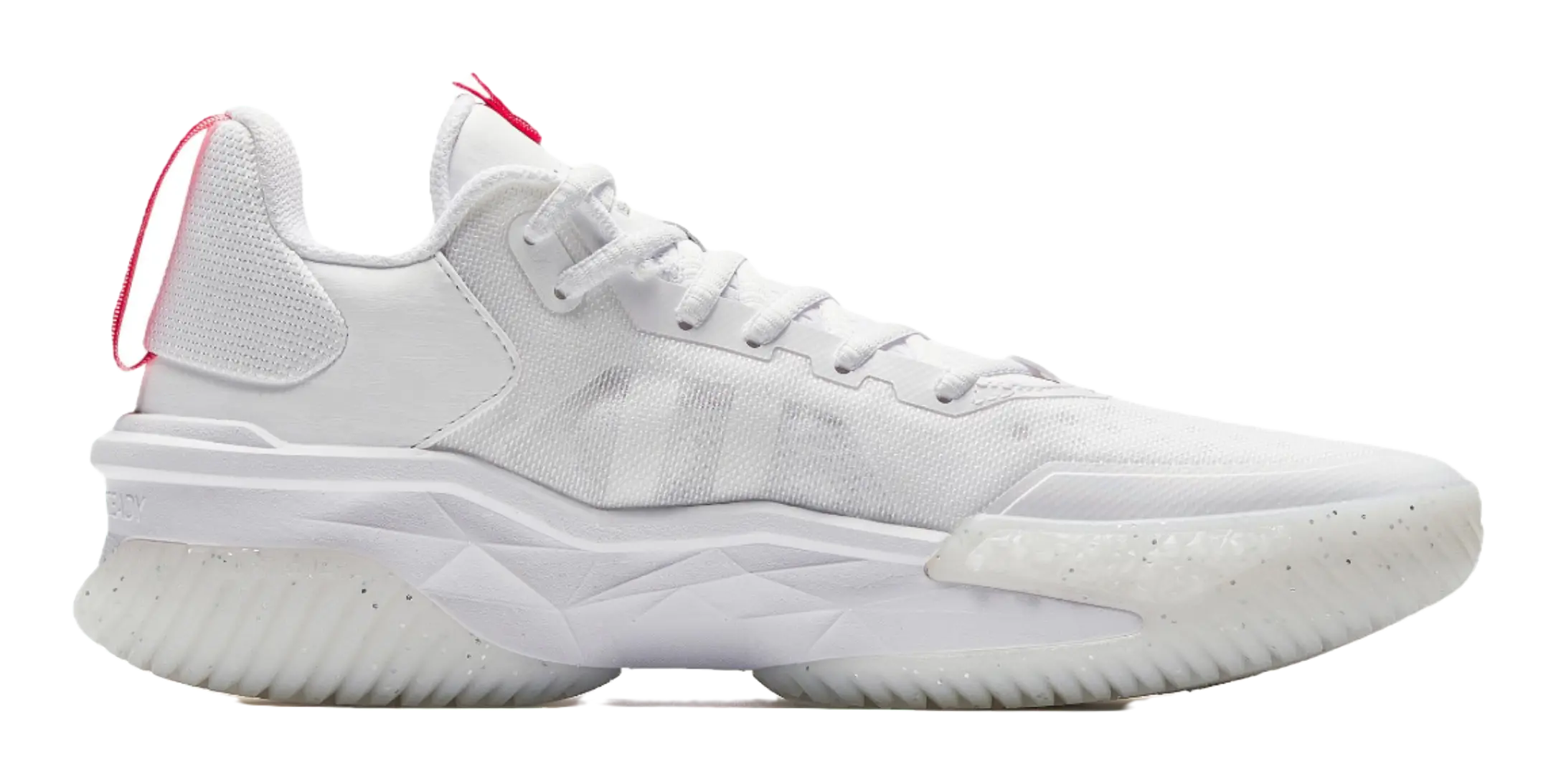 Anta Space 5 Shock Absorbers With Slip Resistant And Abrasion Resistant Properties Low Top Basketball Shoes Mens White 