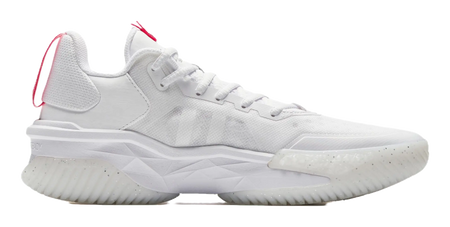 Anta Space 5 Shock Absorbers With Slip Resistant And Abrasion Resistant Properties Low Top Basketball Shoes Mens White 