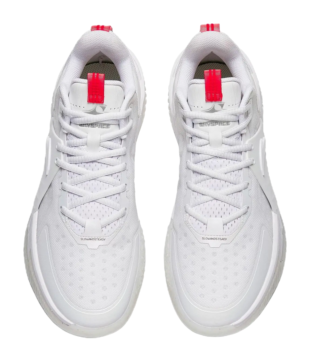 Anta Space 5 Shock Absorbers With Slip Resistant And Abrasion Resistant Properties Low Top Basketball Shoes Mens White 