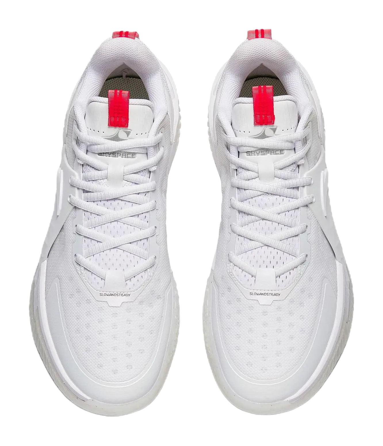 Anta Space 5 Shock Absorbers With Slip Resistant And Abrasion Resistant Properties Low Top Basketball Shoes Mens White 