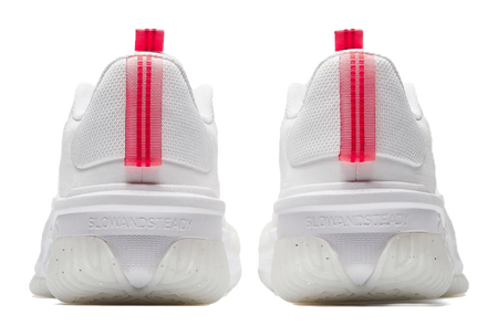 Anta Space 5 Shock Absorbers With Slip Resistant And Abrasion Resistant Properties Low Top Basketball Shoes Mens White 