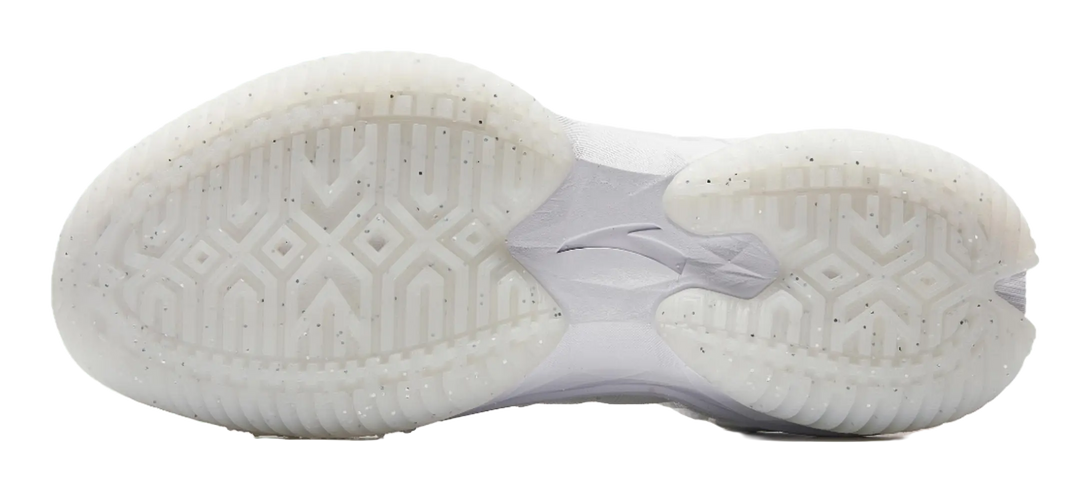 Anta Space 5 Shock Absorbers With Slip Resistant And Abrasion Resistant Properties Low Top Basketball Shoes Mens White 