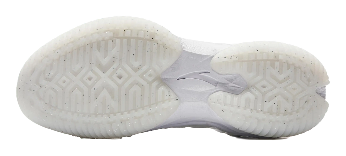 Anta Space 5 Shock Absorbers With Slip Resistant And Abrasion Resistant Properties Low Top Basketball Shoes Mens White 