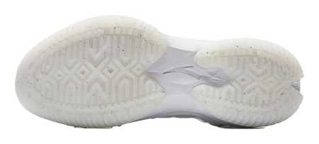 Anta Space 5 Shock Absorbers With Slip Resistant And Abrasion Resistant Properties Low Top Basketball Shoes Mens White 