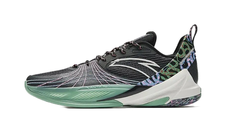 Anta Speed Decision 6 "Black Green" 112511108-2 - Basketball Shoes Men Black Green