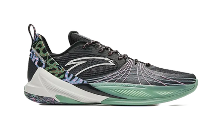 Anta Speed Decision 6 "Black Green" 112511108-2 - Basketball Shoes Men Black Green