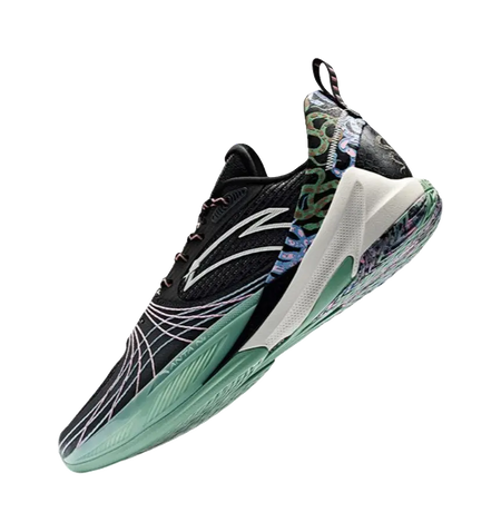 Anta Speed Decision 6 "Black Green" 112511108-2 - Basketball Shoes Men Black Green