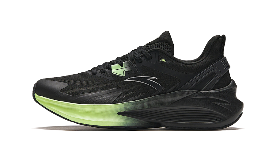 Anta Stinger 5 Shock Absorbers Slip Resistant Abrasion Resistant Low top Sprint Running Shoes Men's Black 