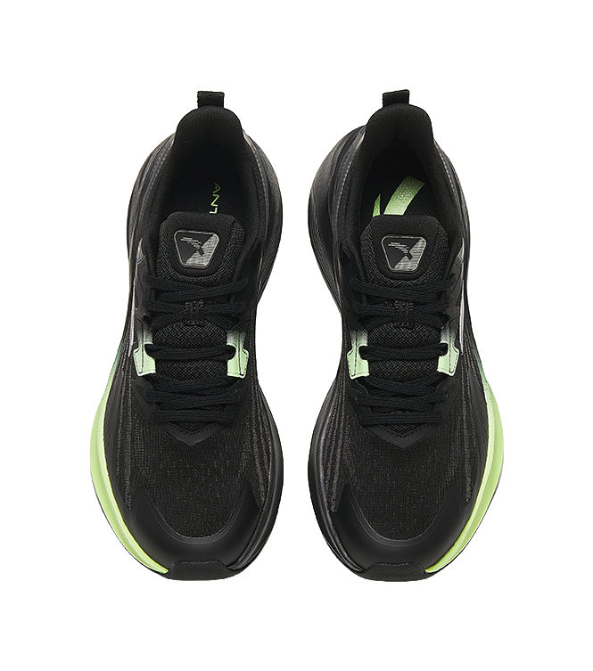 Anta Stinger 5 Shock Absorbers Slip Resistant Abrasion Resistant Low top Sprint Running Shoes Men's Black 