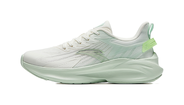 Anta Stinger 5 Slip Resistant Abrasion Resistant Low top Running Shoes Women's White Green 