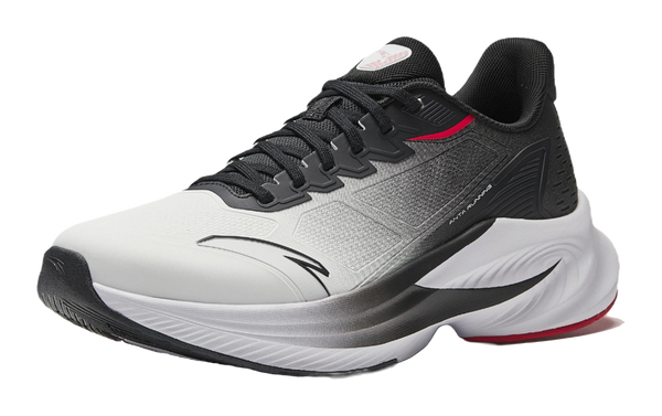 Anta Stinger 6 Cushioning, Wear Resistant Low top Casual Running Shoes Men's White Black 