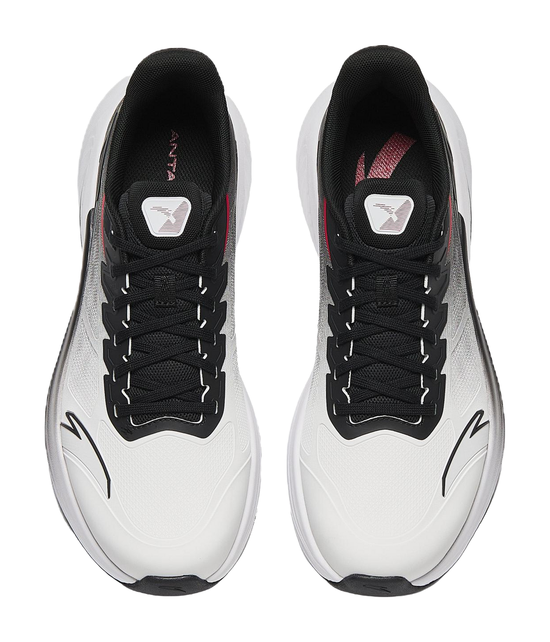 Anta Stinger 6 Cushioning, Wear Resistant Low top Casual Running Shoes Men's White Black 