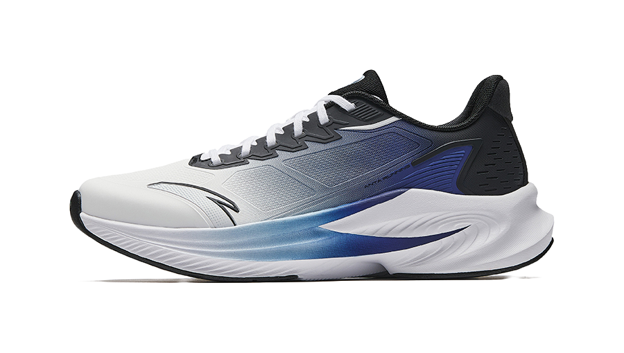 Anta Stinger 6 Cushioning, Wear Resistant Low top Casual Running Shoes Men's White Blue Black 