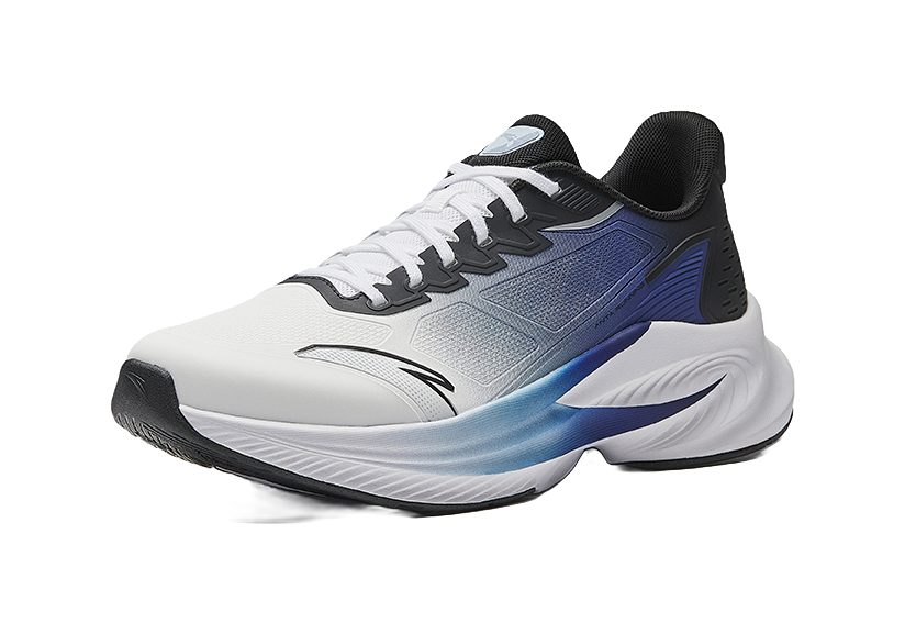 Anta Stinger 6 Cushioning, Wear Resistant Low top Casual Running Shoes Men's White Blue Black 