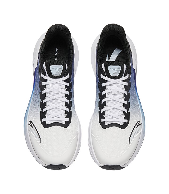 Anta Stinger 6 Cushioning, Wear Resistant Low top Casual Running Shoes Men's White Blue Black 