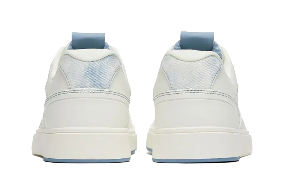 Anta Street Naughty Slip Resistant Abrasion Resistant Low top Skateboard Shoes Men's White Blue Tie Dye 