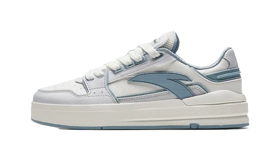 Anta Street Play LITE Height Increasing Abrasion Resistant Lightweight Low top Skateboard Shoes Women's Carolina Blue 