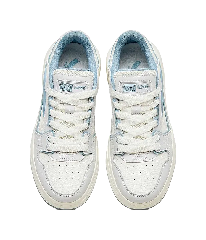 Anta Street Play LITE Height Increasing Abrasion Resistant Lightweight Low top Skateboard Shoes Women's Carolina Blue 