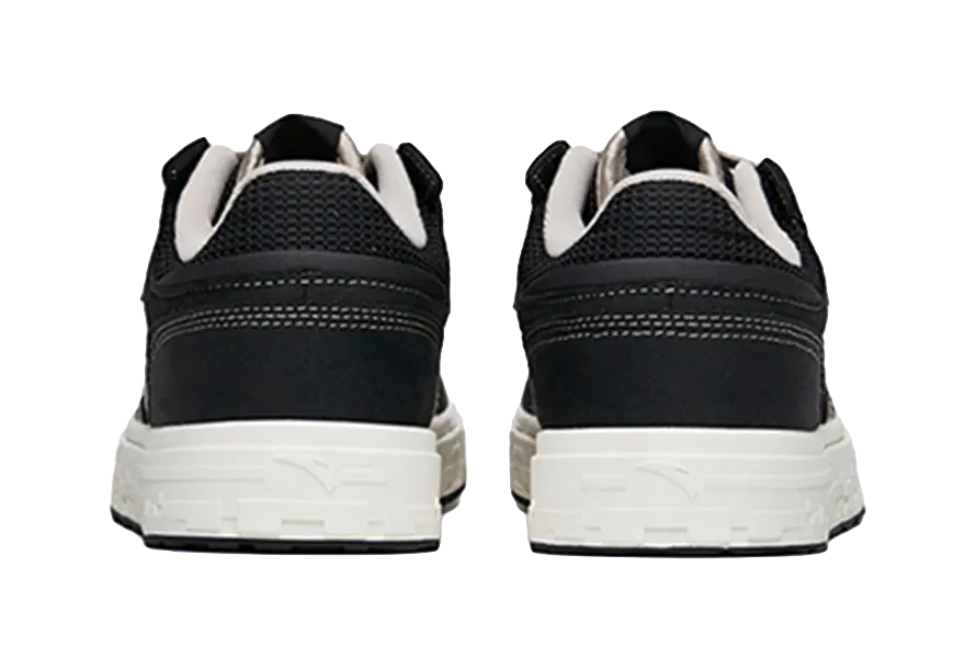 Anta Street Play Series Slip Resistant Cushioning Abrasion Resistant Low Top Skateboard Shoes Men's Black Gray Obsidian 