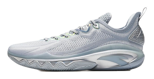 Anta Swagger 2 Cushioning, Abrasion Resistant, And Resilient Properties Low top Basketball Shoes Mens Gray Silver 