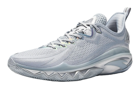 Anta Swagger 2 Cushioning, Abrasion Resistant, And Resilient Properties Low top Basketball Shoes Mens Gray Silver 