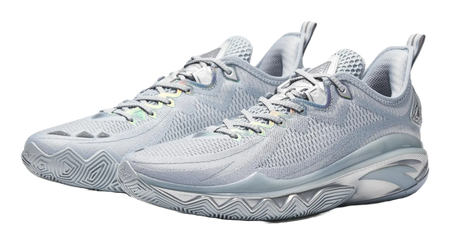 Anta Swagger 2 Cushioning, Abrasion Resistant, And Resilient Properties Low top Basketball Shoes Mens Gray Silver 