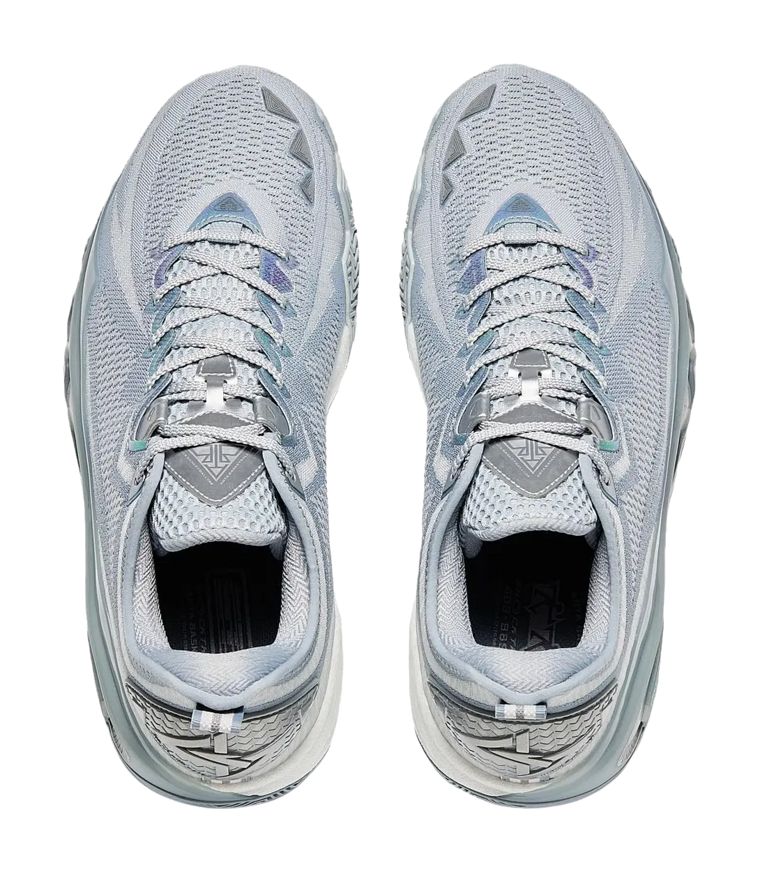 Anta Swagger 2 Cushioning, Abrasion Resistant, And Resilient Properties Low top Basketball Shoes Mens Gray Silver 