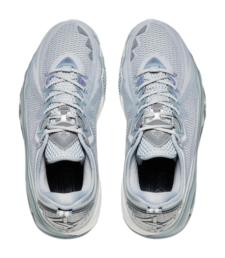 Anta Swagger 2 Cushioning, Abrasion Resistant, And Resilient Properties Low top Basketball Shoes Mens Gray Silver 