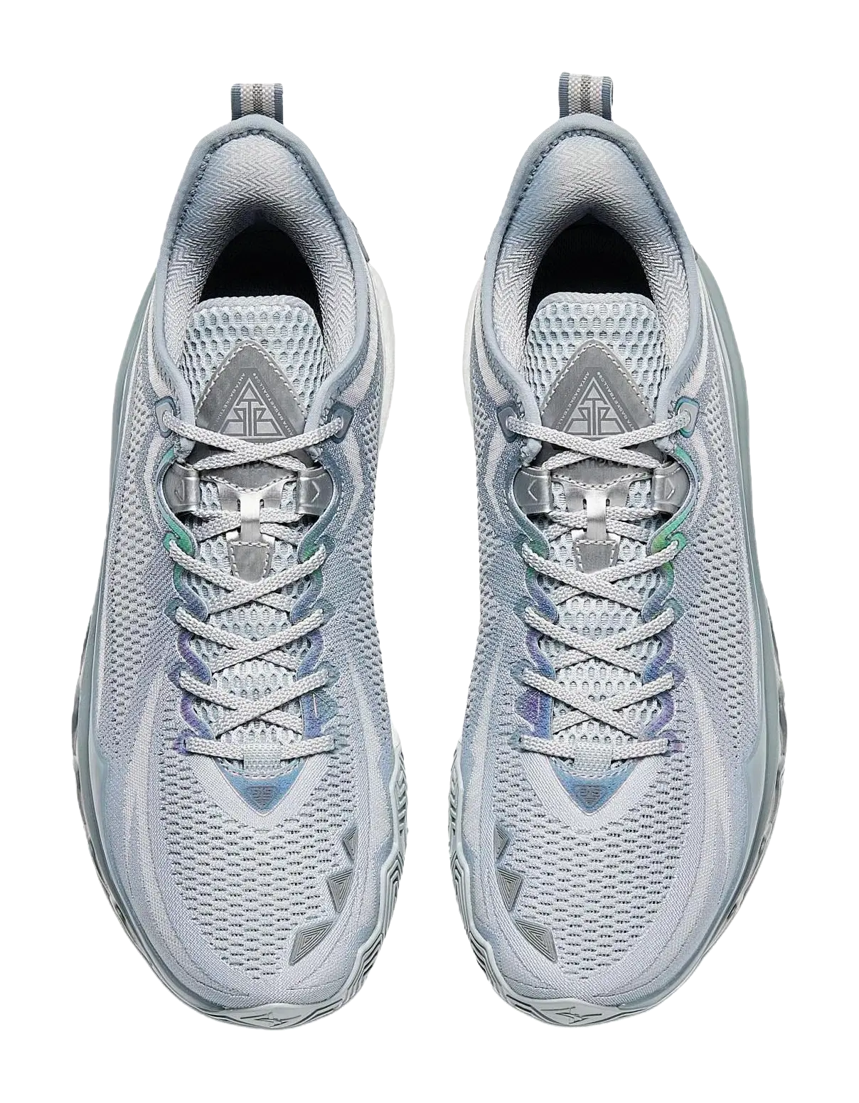 Anta Swagger 2 Cushioning, Abrasion Resistant, And Resilient Properties Low top Basketball Shoes Mens Gray Silver 