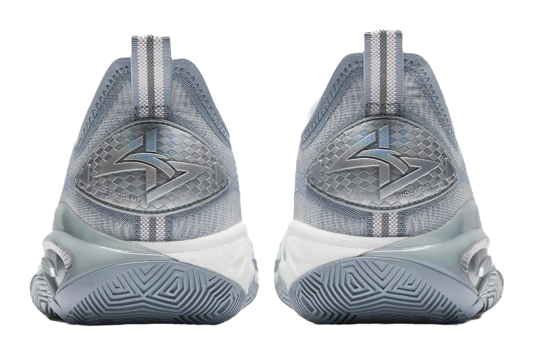 Anta Swagger 2 Cushioning, Abrasion Resistant, And Resilient Properties Low top Basketball Shoes Mens Gray Silver 