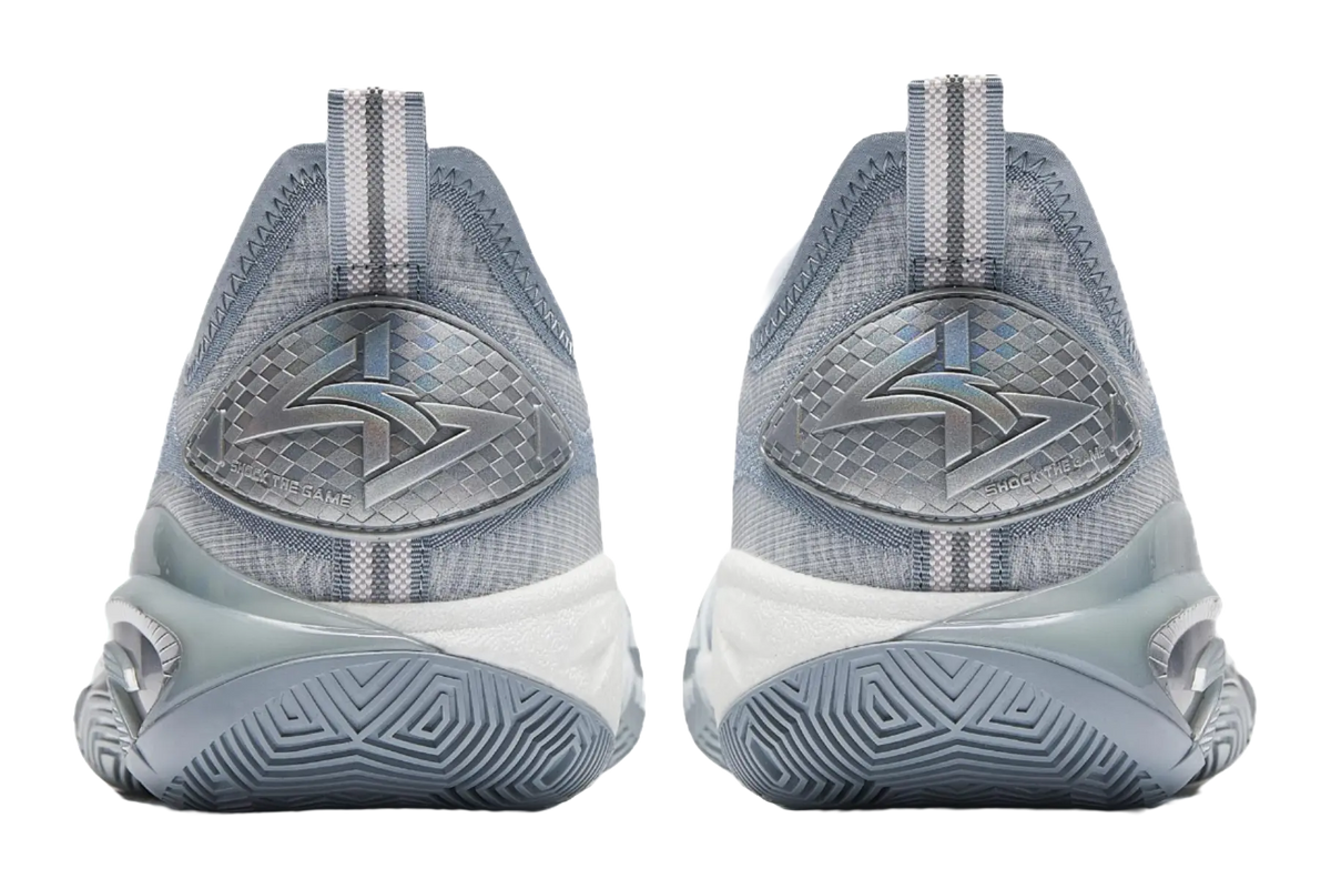 Anta Swagger 2 Cushioning, Abrasion Resistant, And Resilient Properties Low top Basketball Shoes Mens Gray Silver 