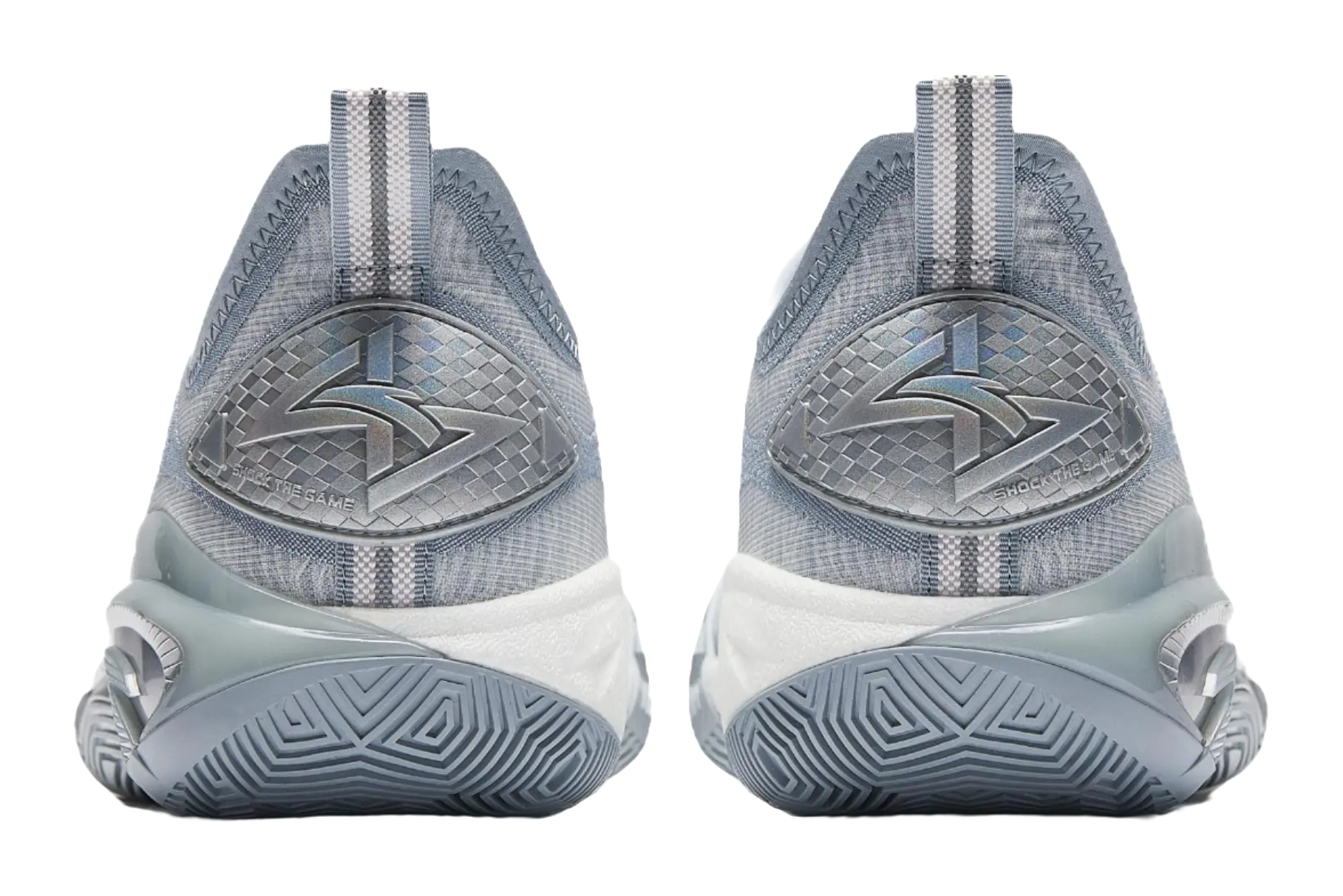 Anta Swagger 2 Cushioning, Abrasion Resistant, And Resilient Properties Low top Basketball Shoes Mens Gray Silver 