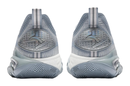 Anta Swagger 2 Cushioning, Abrasion Resistant, And Resilient Properties Low top Basketball Shoes Mens Gray Silver 