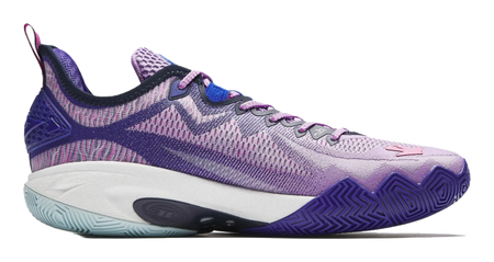 Anta Swagger 2 Cushioning, Abrasion Resistant, And Resilient Properties Low top Basketball Shoes Mens Purple Blue 