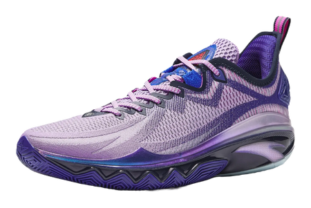 Anta Swagger 2 Cushioning, Abrasion Resistant, And Resilient Properties Low top Basketball Shoes Mens Purple Blue 