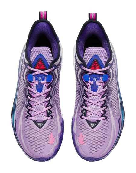 Anta Swagger 2 Cushioning, Abrasion Resistant, And Resilient Properties Low top Basketball Shoes Mens Purple Blue 