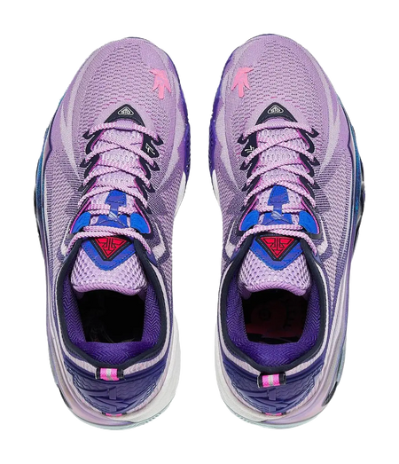 Anta Swagger 2 Cushioning, Abrasion Resistant, And Resilient Properties Low top Basketball Shoes Mens Purple Blue 