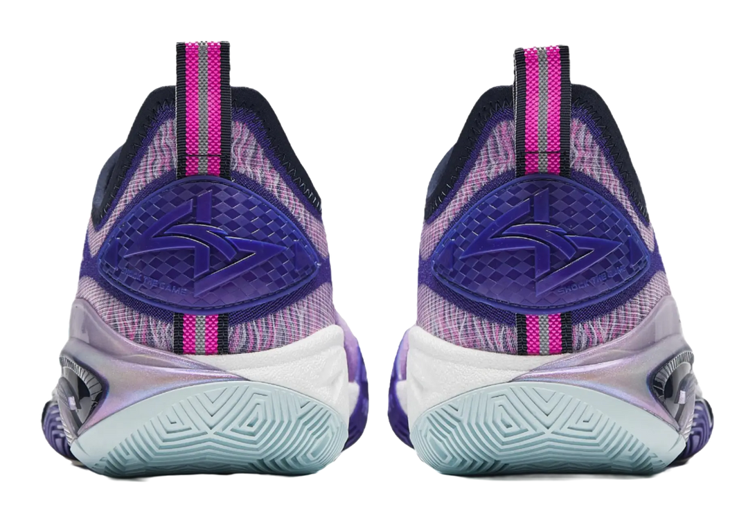 Anta Swagger 2 Cushioning, Abrasion Resistant, And Resilient Properties Low top Basketball Shoes Mens Purple Blue 