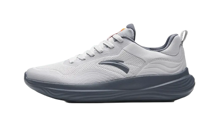 Anta Trace Cushioning Slip Resistant Abrasion Resistant Low top Training Shoes Mens Gray  vjsneaker.com