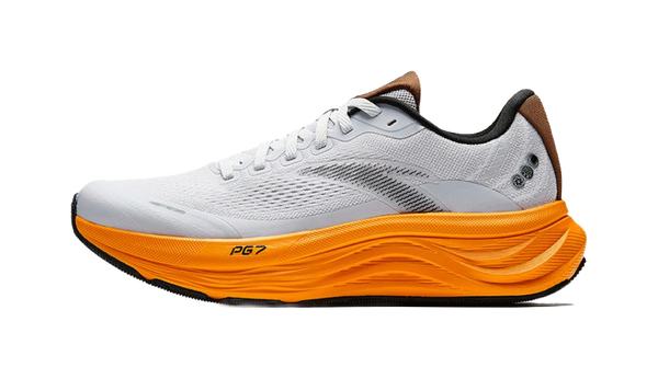 Anta Travel Steps 2 Shock Absorbers Slip Resistant Breathable Low top Casual Running Shoes Men's Gray Orange 